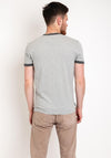 Superdry Essential Logo Ringer T-Shirt, Grey Marl