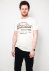 Superdry Vintage Logo Workwear T-Shirt, Off White