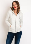 Superdry Womens Essential Logo Zip Hoodie Jacket, Glacier Grey Marl