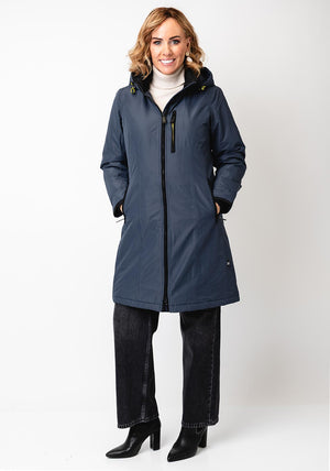 Danwear Holly Padded Waterproof Coat, Navy