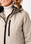 Danwear Holly Padded Waterproof Coat, Taupe