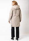Danwear Holly Padded Waterproof Coat, Taupe