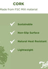 Tala 2 FSC® Cork Square Hot Pot Stands