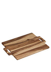 Tala Double Handled Natural Wooden Board