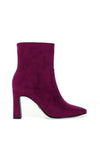 Tamaris Faux Suede Ankle Boot, Dark Pink