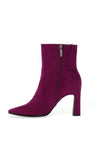 Tamaris Faux Suede Ankle Boot, Dark Pink