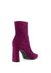 Tamaris Faux Suede Ankle Boot, Dark Pink