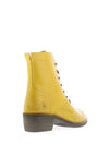 Fly London Milu Lace Up Ankle Boots, Mustard