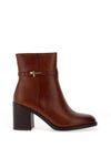 Tamaris Block Heeled Ankle Boots, Tan