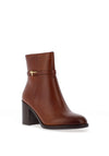 Tamaris Block Heeled Ankle Boots, Tan