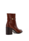 Tamaris Block Heeled Ankle Boots, Tan