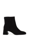 Tamaris Smooth Block Heeled Ankle Boots, Black