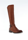 Tamaris Textured Calf Knee High Boots, Tan