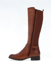 Tamaris Textured Calf Knee High Boots, Tan