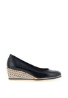 Tamaris Patent Slip On Flat Shoes, Navy