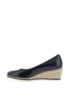 Tamaris Patent Slip On Flat Shoes, Navy