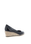 Tamaris Patent Slip On Flat Shoes, Navy
