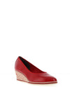 Tamaris Patent Slip On Flat Shoes, Red