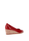Tamaris Patent Slip On Flat Shoes, Red