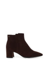 Tamaris Faux Suede Ankle Boot, Mocha Brown