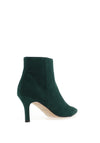 Tamaris Suede Leather Pointed Toe Boots, Green
