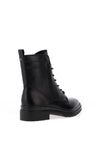 Tamaris Studded Lace Up Military Boots, Black