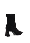 Tamaris Faux Snack Block Heeled Sock Boots, Black