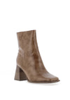 Tamaris Grained Faux Leather Block Heeled Boots, Camel