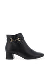 Tamaris Faux Leather Block Heeled Ankle Boots, Black