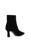 Tamaris Suede Structured Ankle Sock Boot, Black