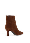 Tamaris Suede Structured Ankle Sock Boot, Brown