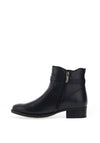 Tamaris Buckle Strap Detail Ankle Boot, Navy