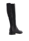 Tamaris Leather Elasticated Panel Knee High Boots, Black
