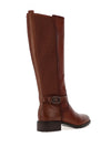 Tamaris Knee High Leather Boots, Tan