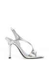 Tamaris Strappy Stiletto High Heels, Silver
