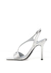 Tamaris Strappy Stiletto High Heels, Silver