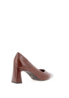 Tamaris Crackled Faux Patent High Heels, Brown