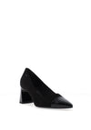 Tamaris Faux Suede Patent High Heels, Black