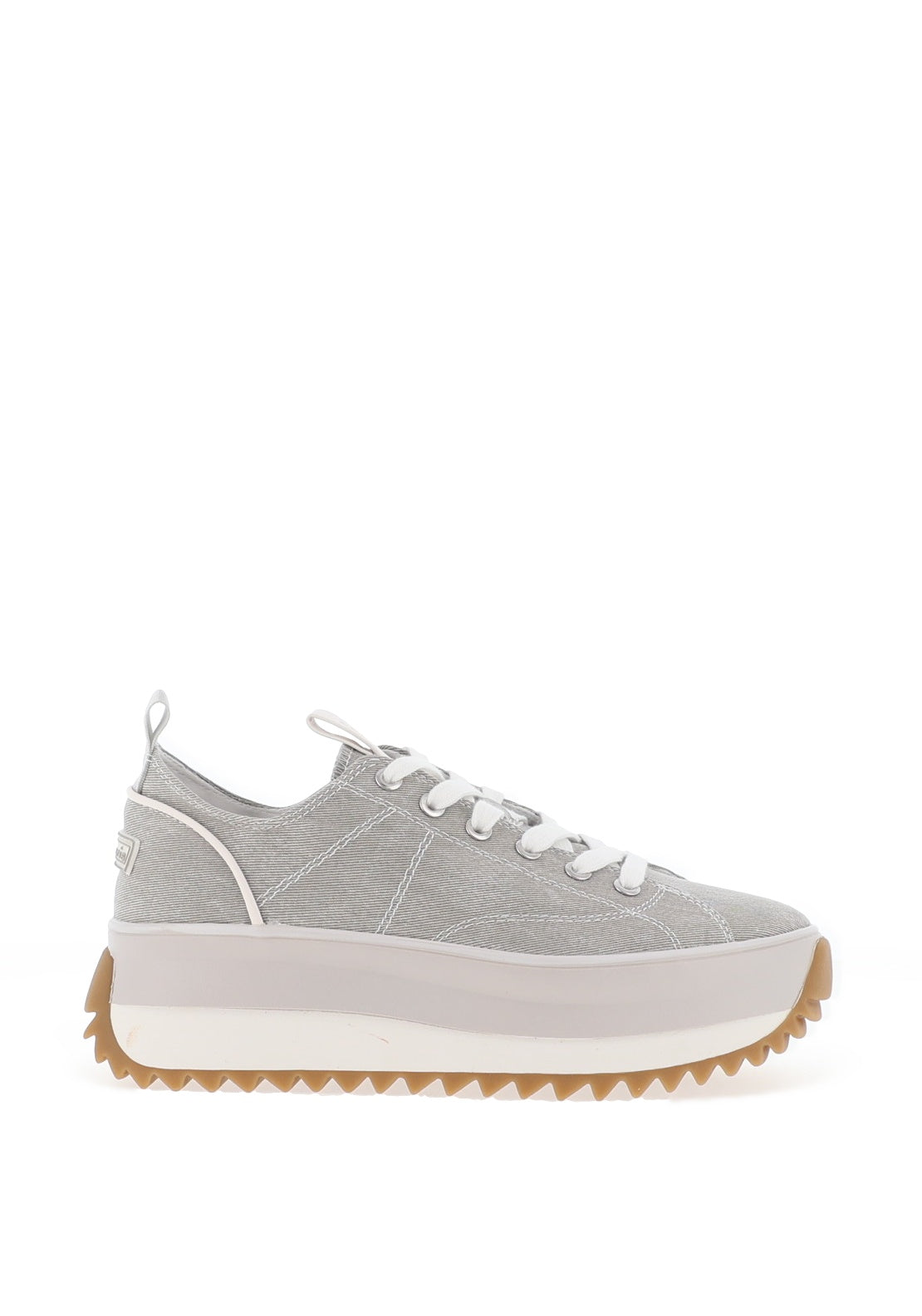 Tamaris Canvas Platform Trainers, Grey