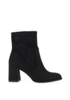 Tamaris Smooth High Block Heel Boots, Black