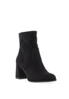 Tamaris Smooth High Block Heel Boots, Black