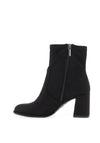Tamaris Smooth High Block Heel Boots, Black