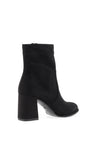 Tamaris Smooth High Block Heel Boots, Black