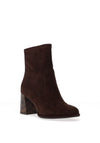 Tamaris Smooth High Block Heel Boots, Brown