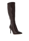 Tamaris Knee High Faux Leather Heeled Boot, Brown