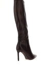 Tamaris Knee High Faux Leather Heeled Boot, Brown