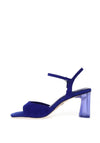 Tamaris Suede Metallic Strap Wedge Sandals, Royal Blue