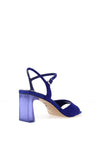 Tamaris Suede Metallic Strap Wedge Sandals, Royal Blue