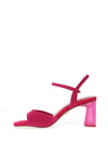 Tamaris Suede Metallic Strap Wedge Sandals,  Pink