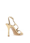Tamaris Strappy Stiletto High Heels, Gold